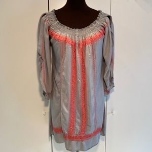 Java Spirit bohemian dress with embroidery One size fits all